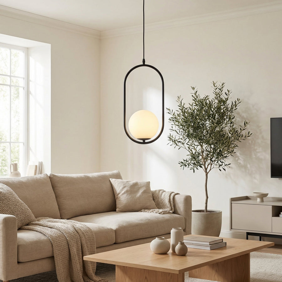 Nordic Gold Large Globe Pendant Light