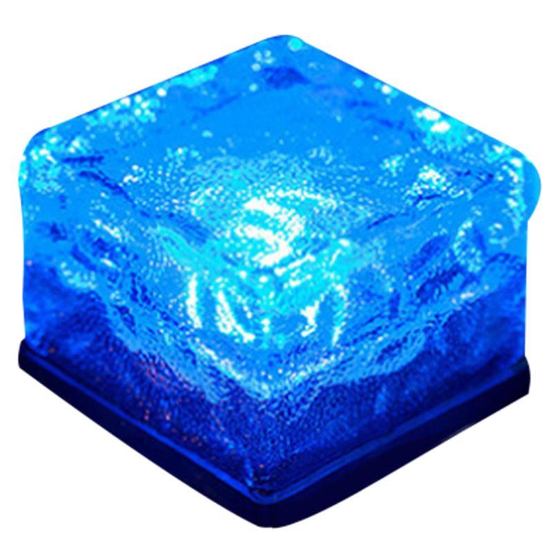 Solar Garden Cube Light With Colour Changing Water Ripple Effect
