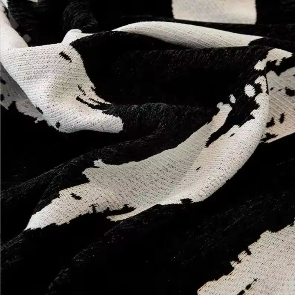 Brushstroke Art Couch Cover