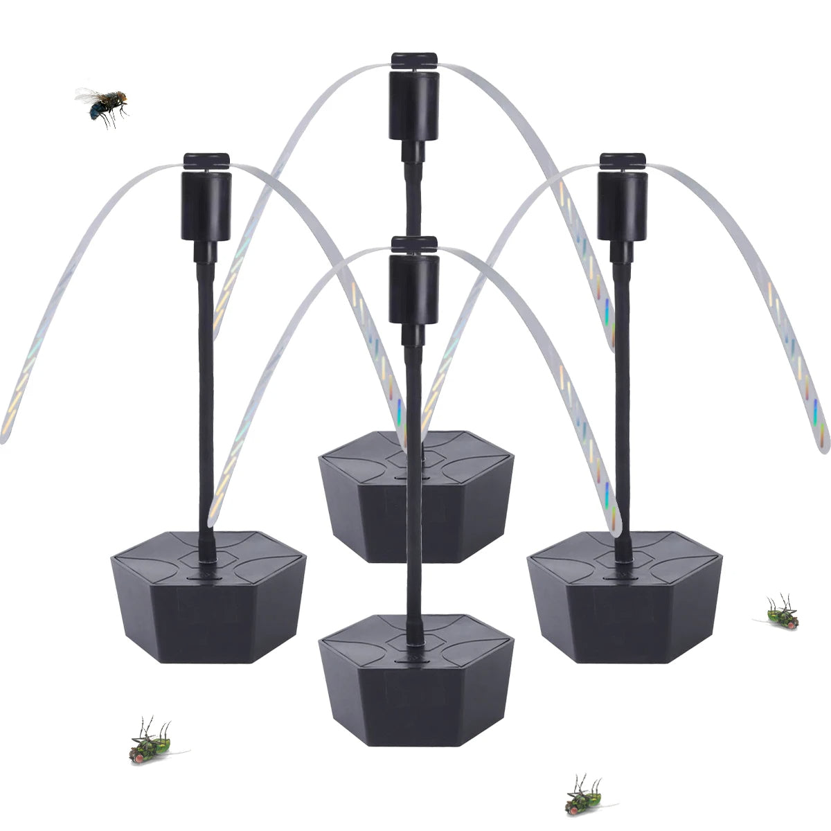 Table Top Fly Repellent Fan Rotating Insect Deterrent Tool