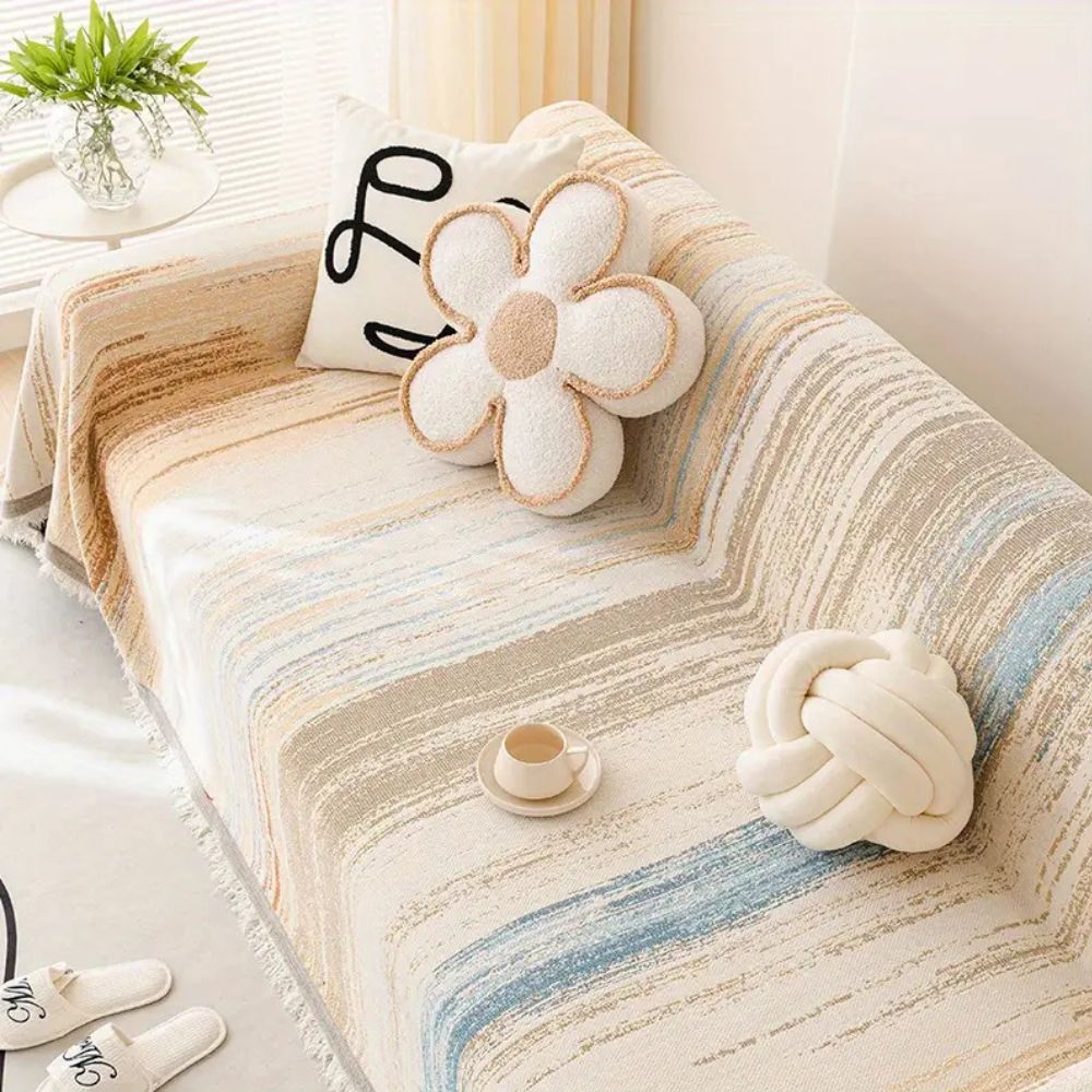 Serene Stripes Couch Cover