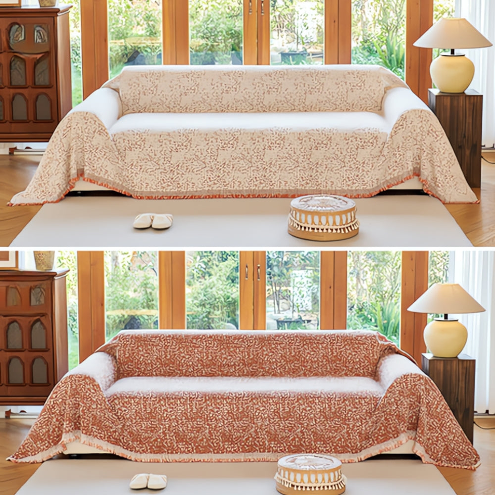 Nordic Speckle Reversible Couch Cover