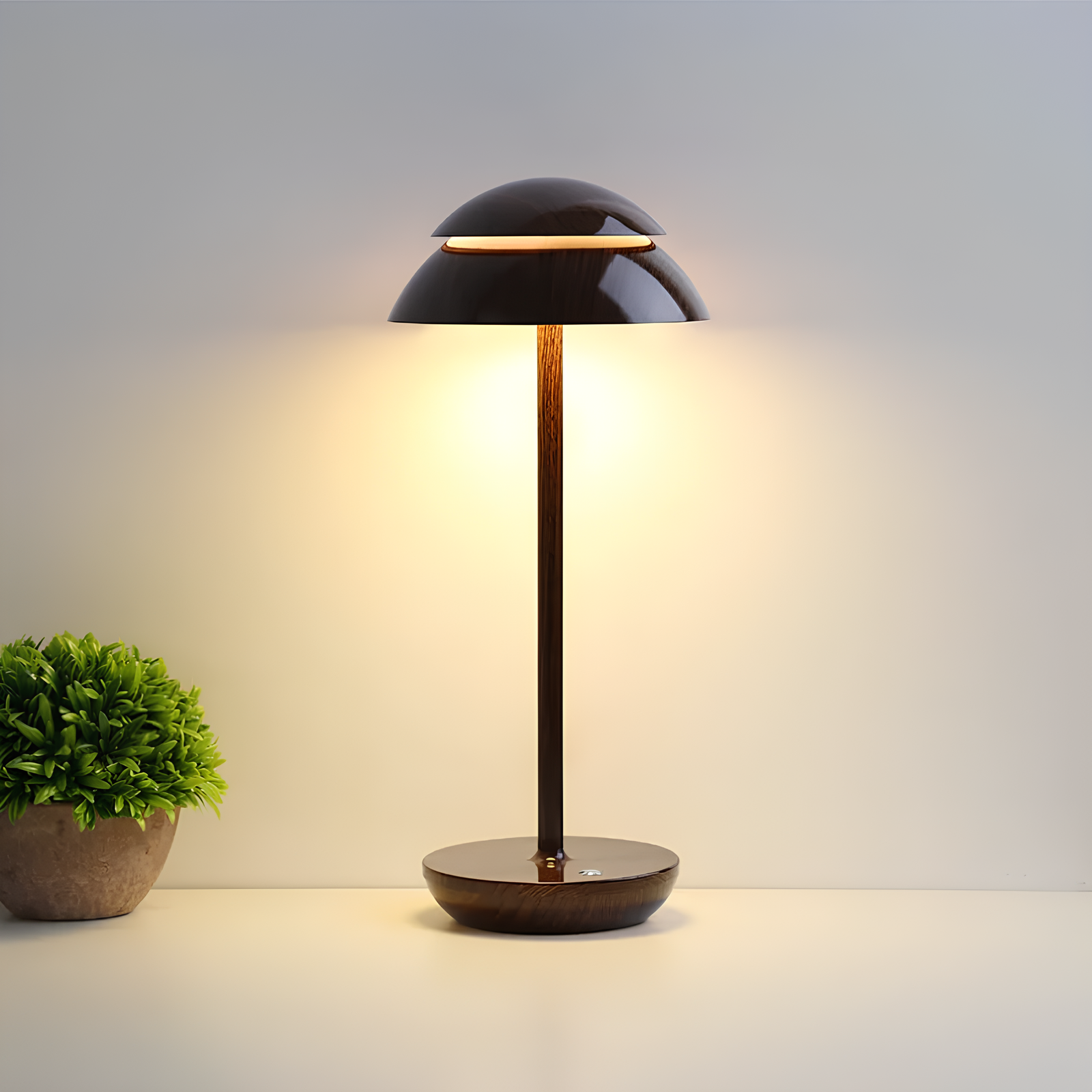 Cordless Dimmable Aluminum Table Lamp