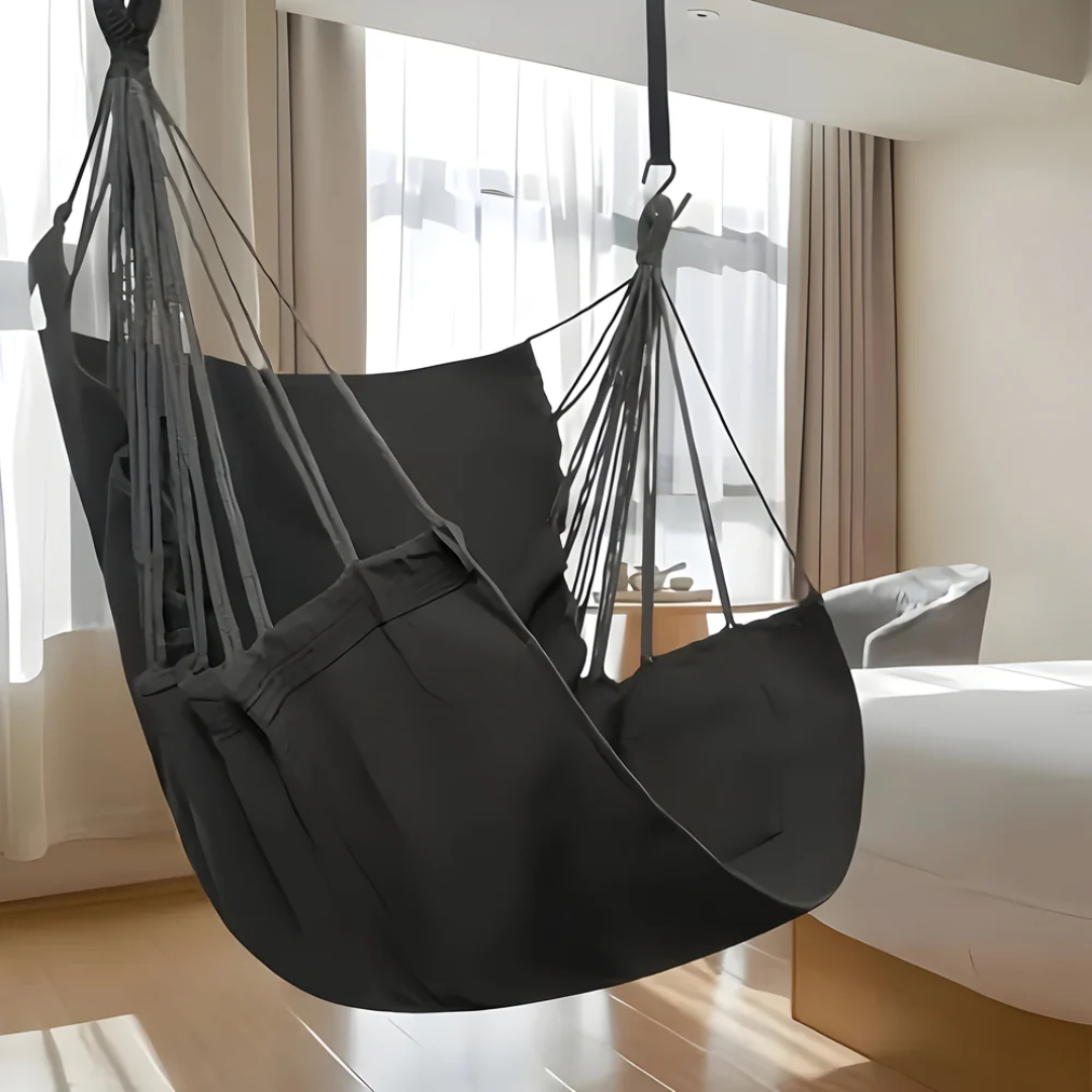 Hanging Hammock Chair Cotton Rope Swing Seat Outdoor