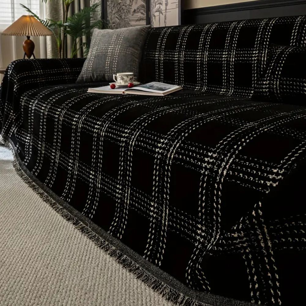 Chesterfield Plaid Couch Cover