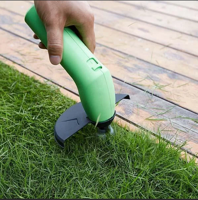 Cordless Mini Weed Trimmer Handheld Grass Edge Cutter
