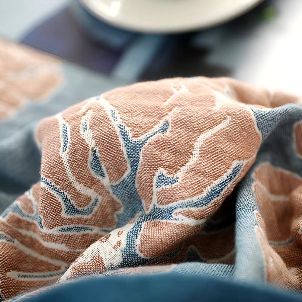 Botanical Bliss Cotton Gauze Blanket