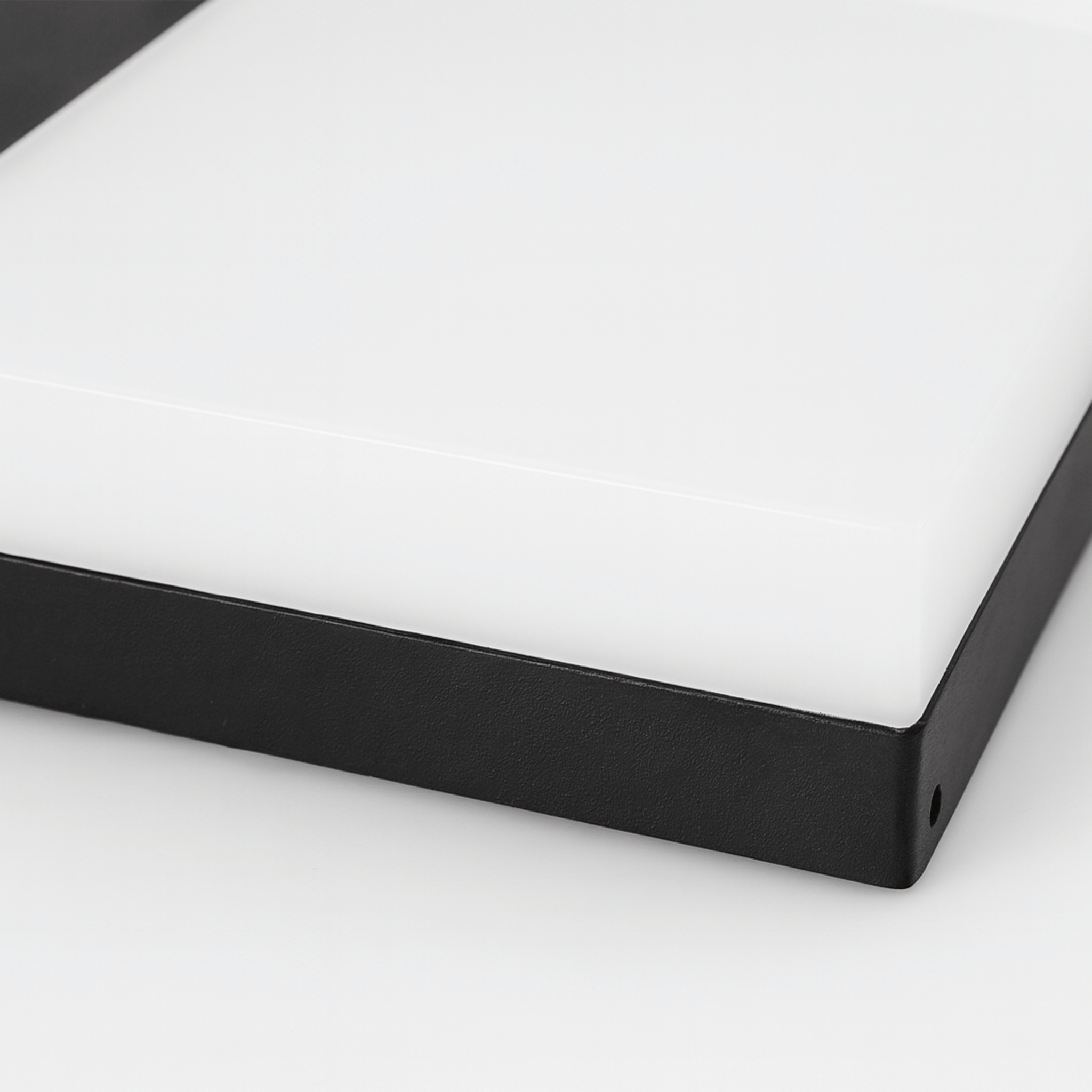 LED Exterior Wall Lamp with Flat Panel and Motion Detection