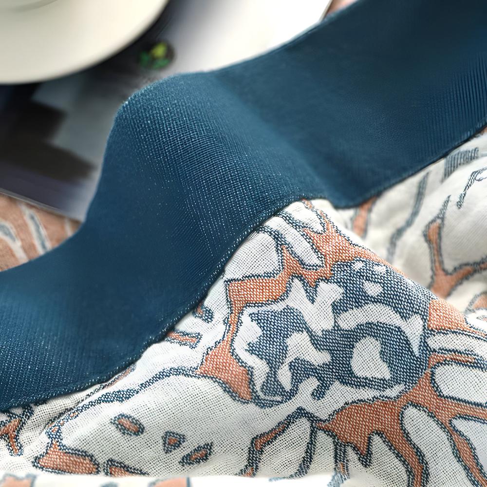 Botanical Bliss Cotton Gauze Blanket
