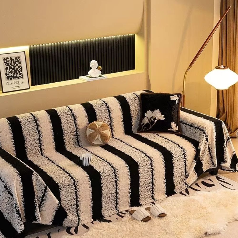 Striped Haven Couch Cover