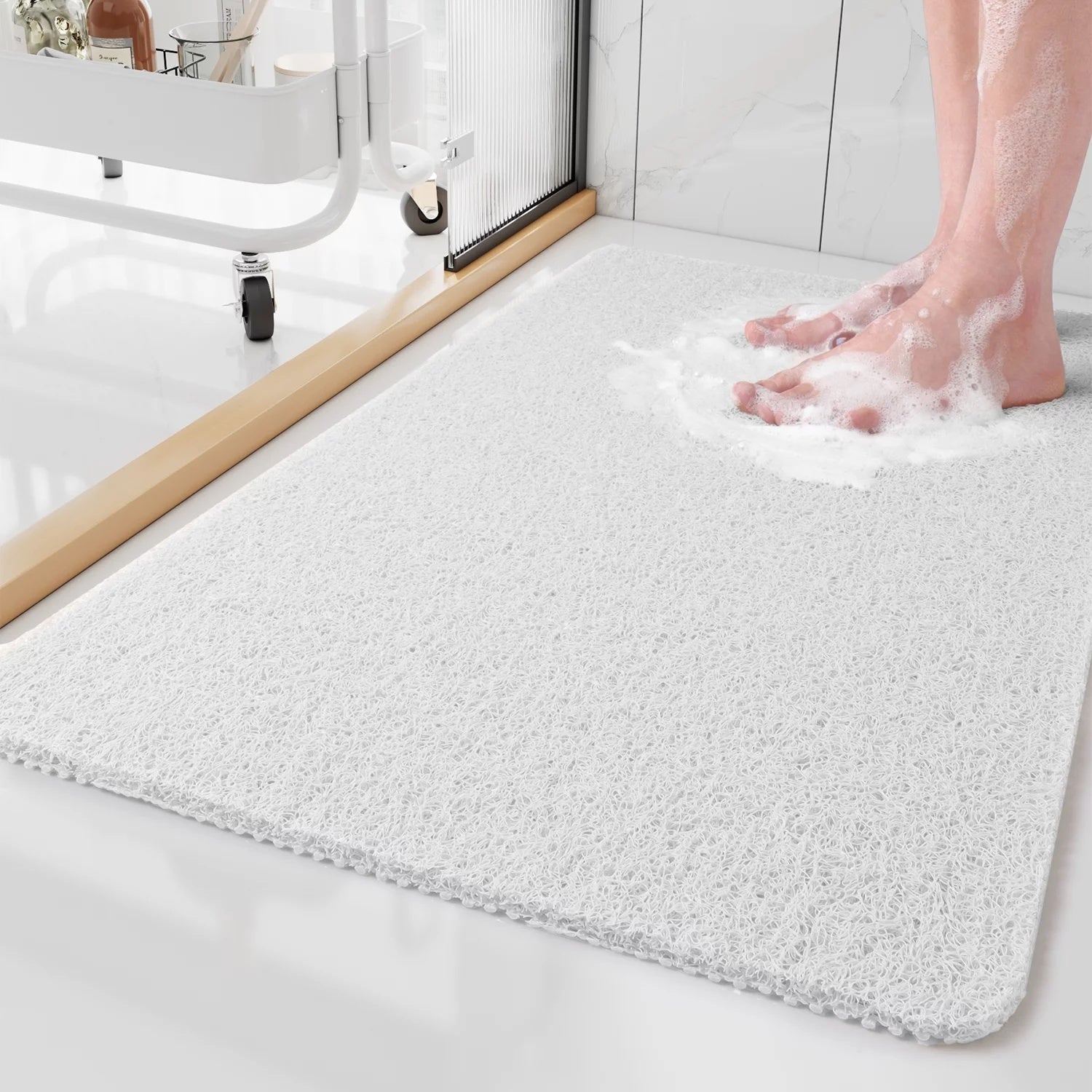 Innovative Antibacterial Non-Slip Shower Mat for Shower and Bathtub
