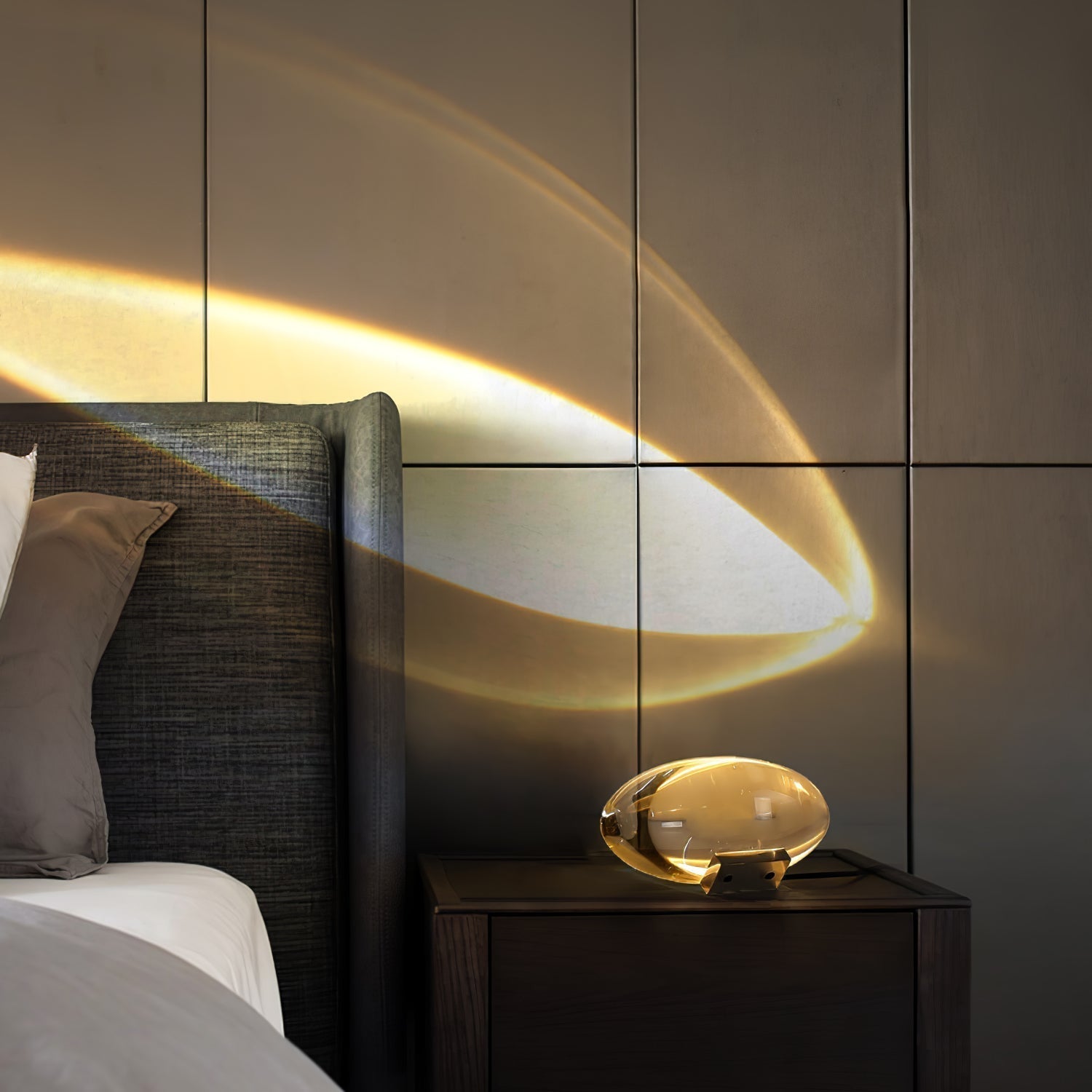 Crystal Glow Mood Table Lamp