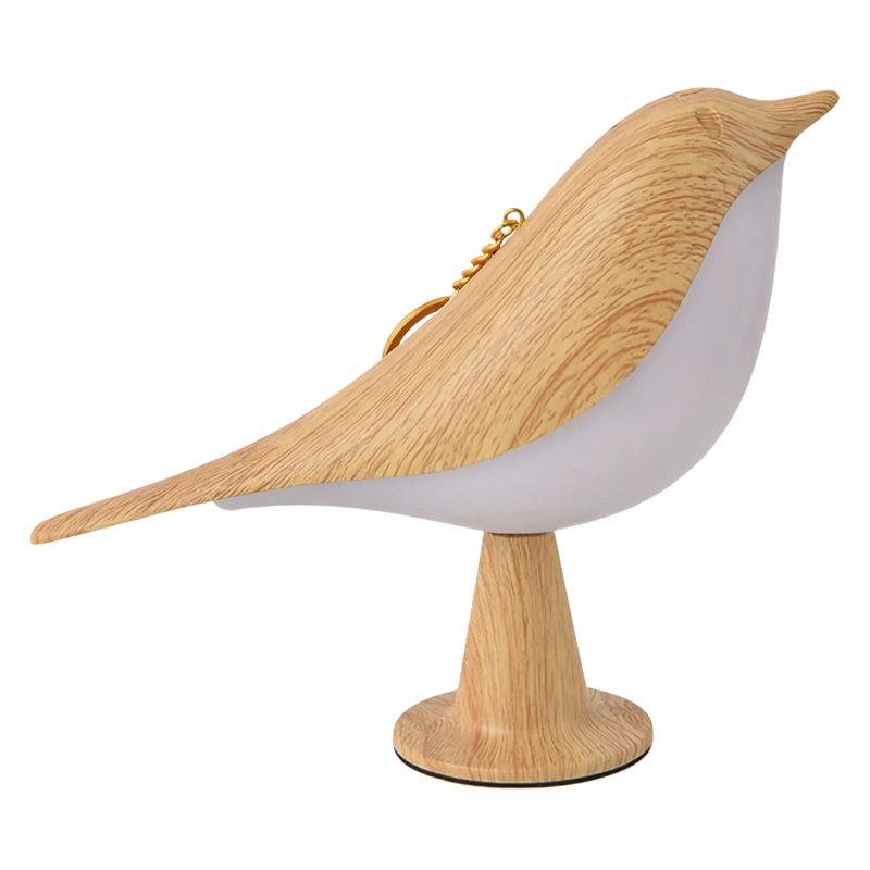 Wood Look Bird Night Light with Soft Glow and Aroma Function