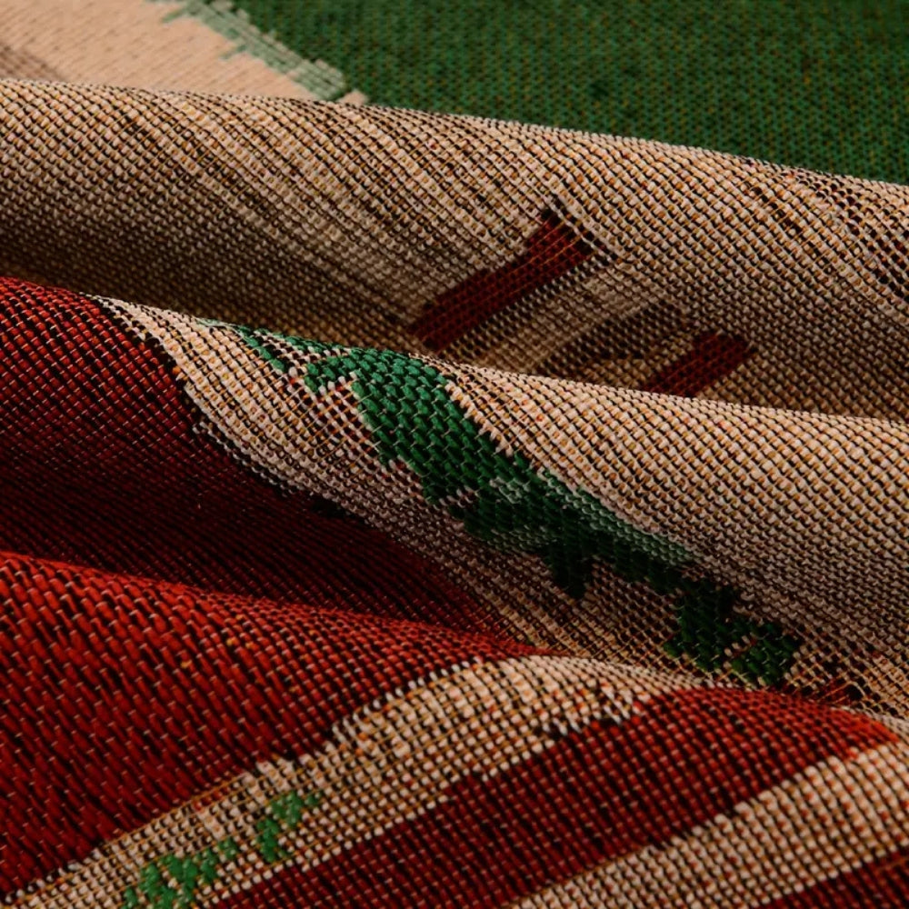 Bohemian Rustic Geometric Couch Cover