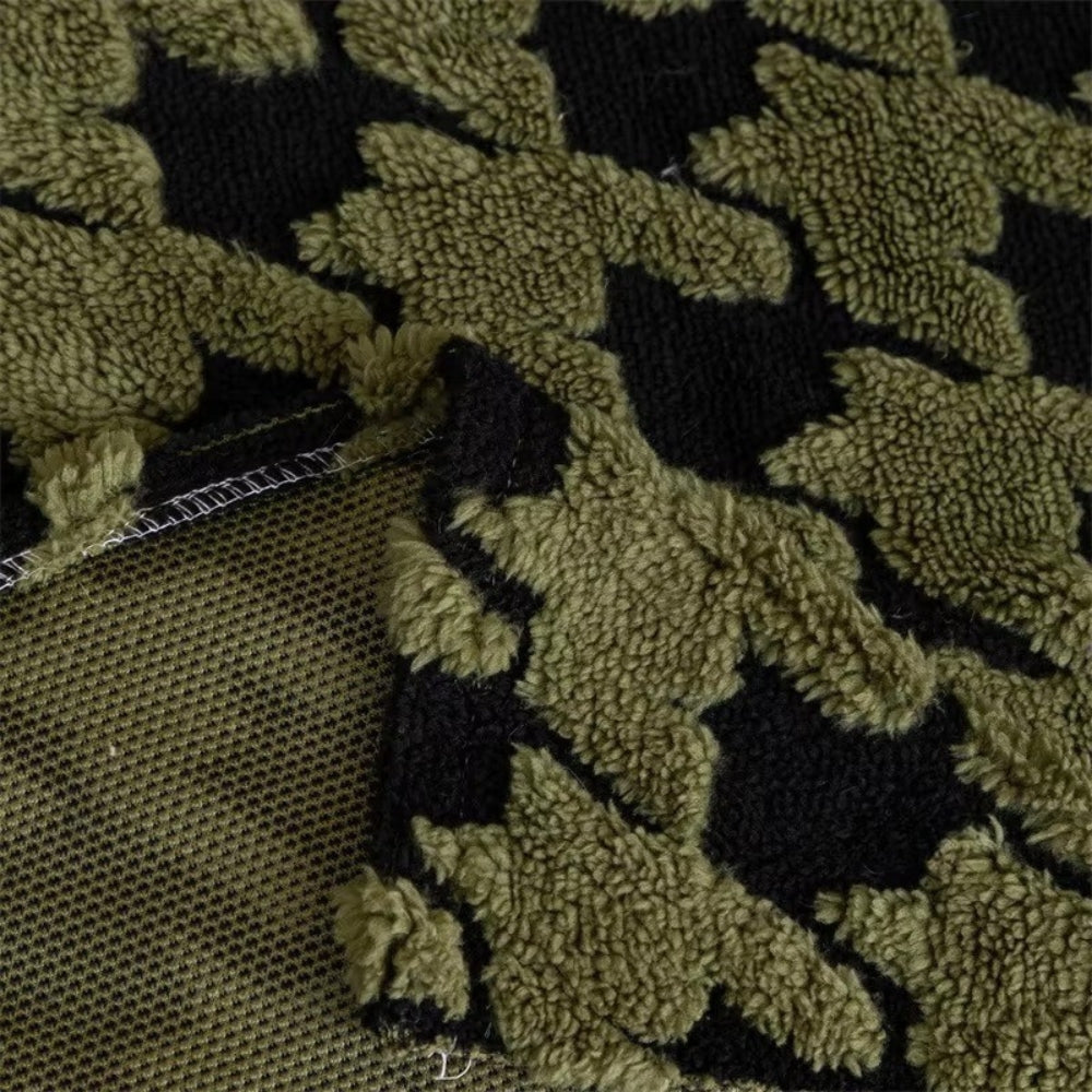 Cavalli Houndstooth Plush Couch Cover