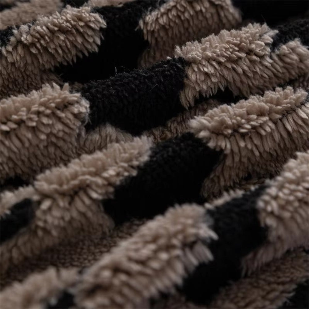 Cavalli Houndstooth Plush Couch Cover