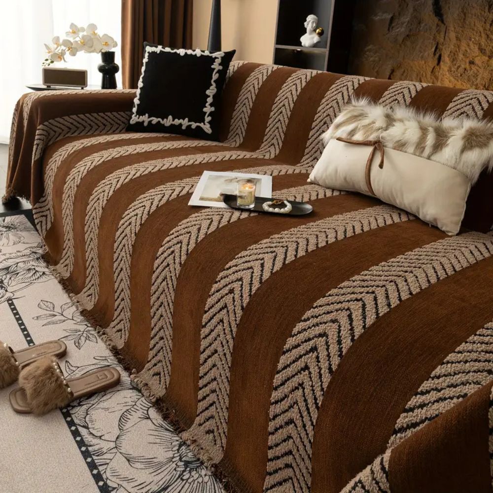 Chevron Echo Line Couch Cover