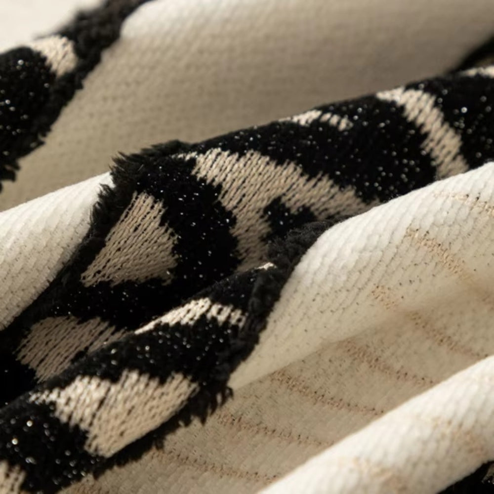 Chevron Pattern Chenille Couch Cover