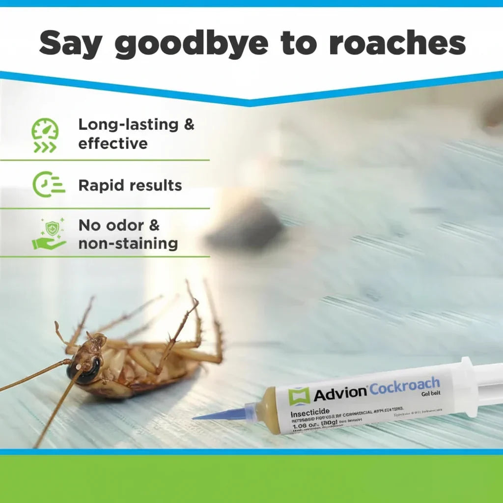 Cockroach Gel Bait Syringe Indoor Roach Killer Pest Control