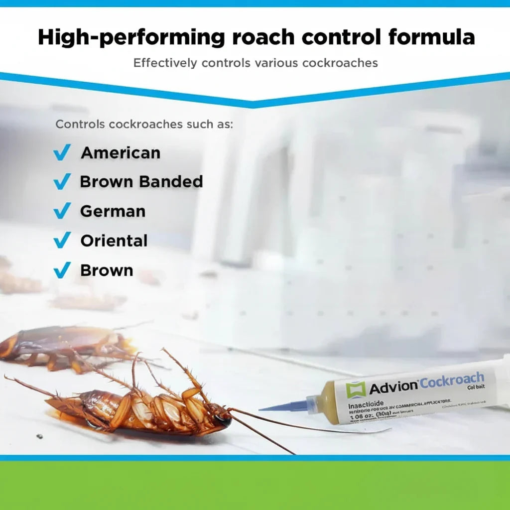 Cockroach Gel Bait Syringe Indoor Roach Killer Pest Control
