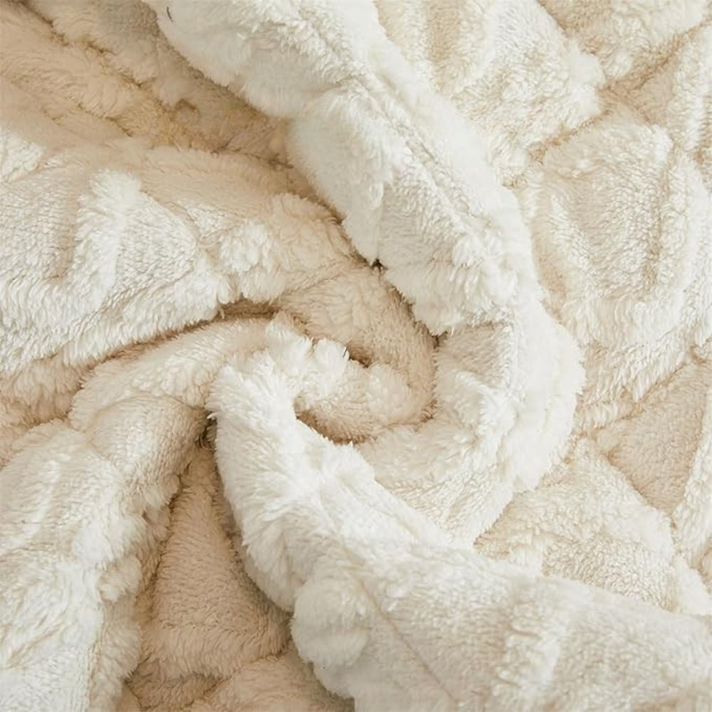 Snuggle Sherpa Plush Couch Protector Cover