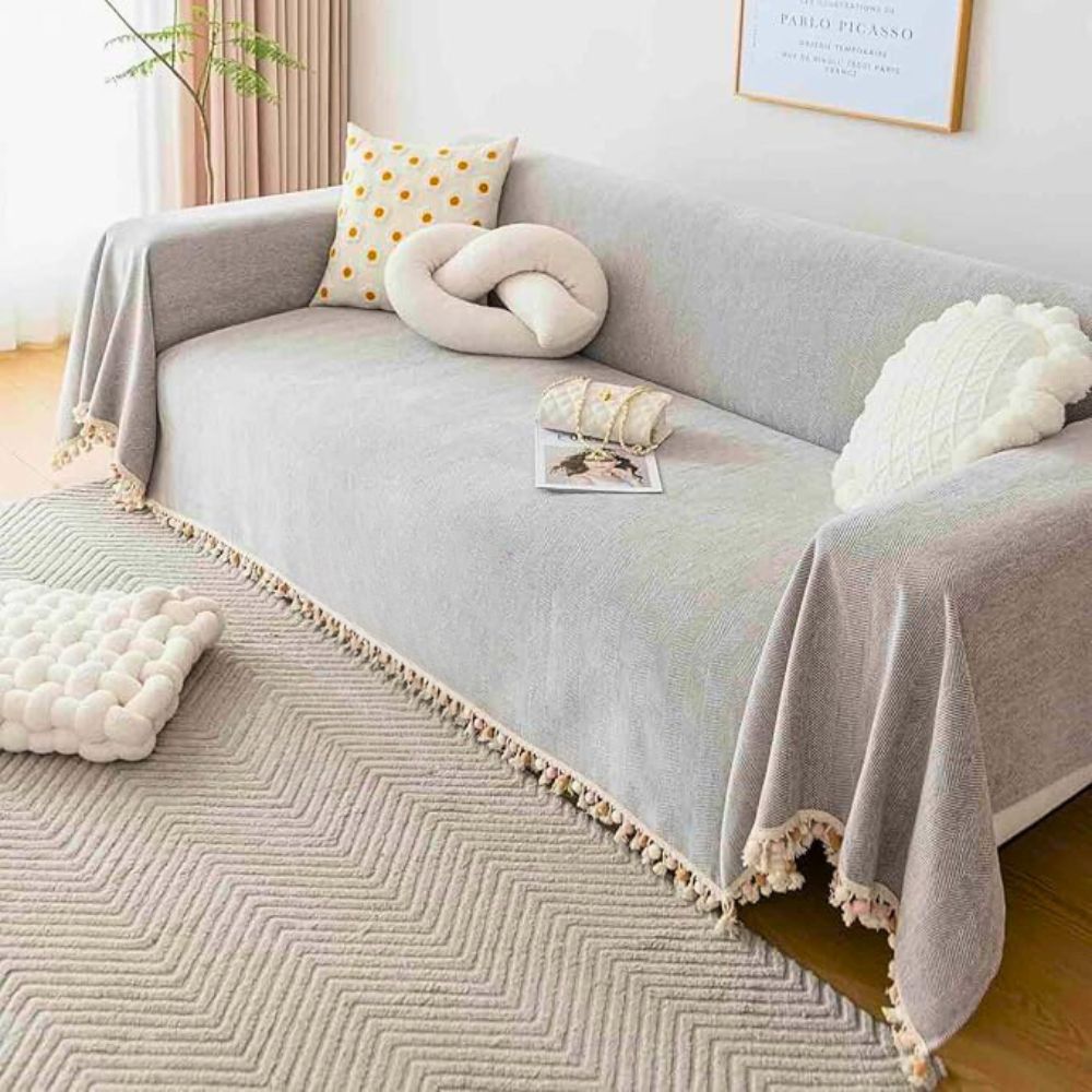 Elegant Plush Couch Cover