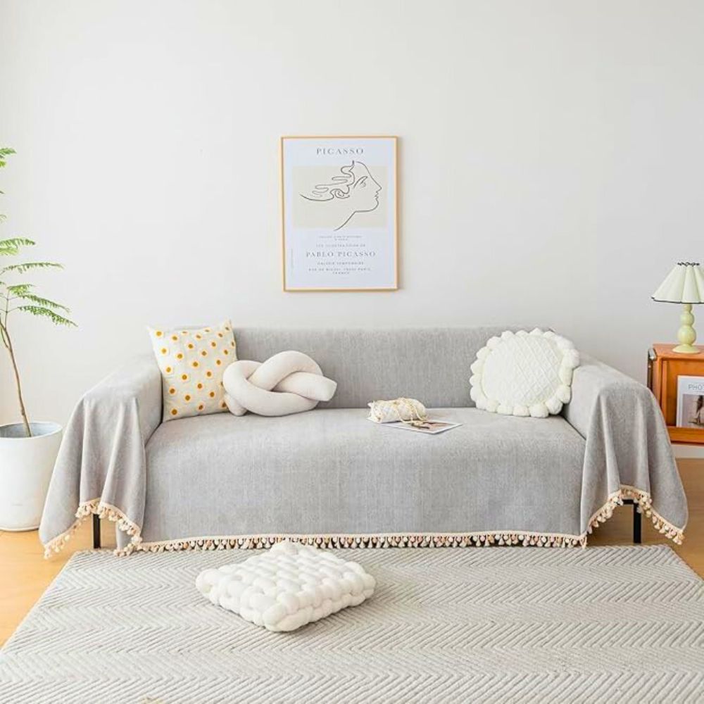 Elegant Plush Couch Cover