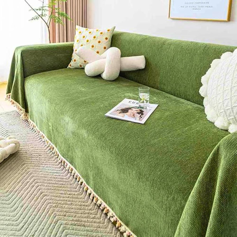 Elegant Plush Couch Cover