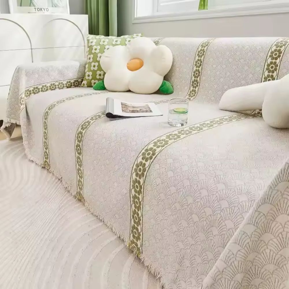 Flourish Leaf Couch Cover