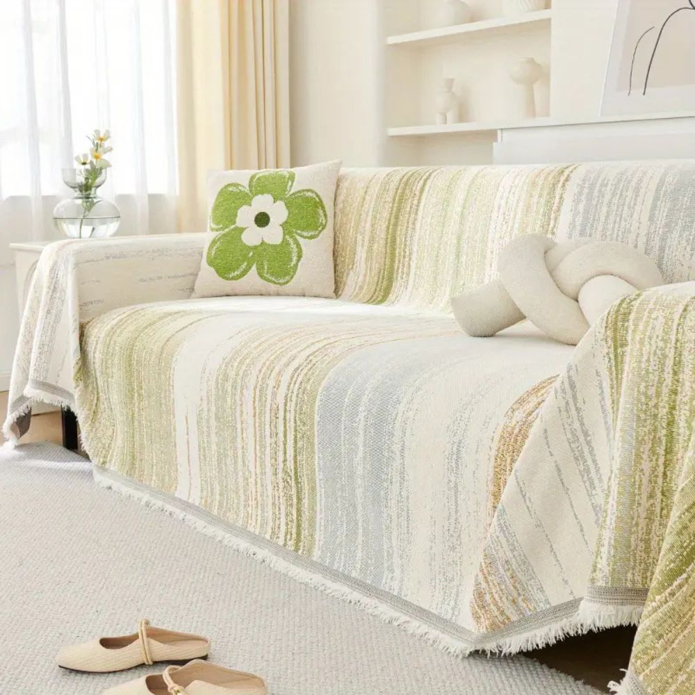 Serene Stripes Couch Cover