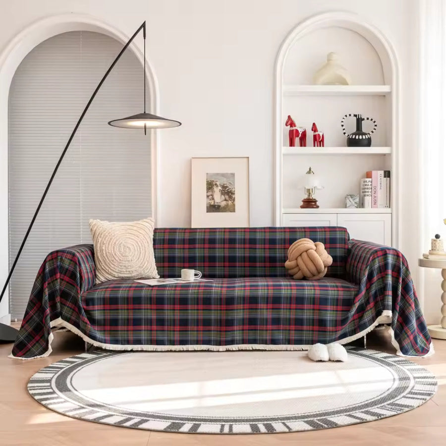 Hearthline Cottage Plaid Couch Cover