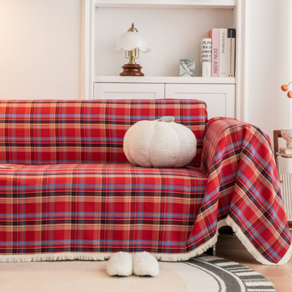Hearthline Cottage Plaid Couch Cover