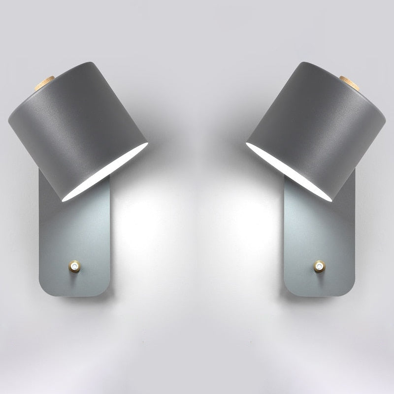 Lumivex - Cylindrical LED Indoor Wall Light With Switch