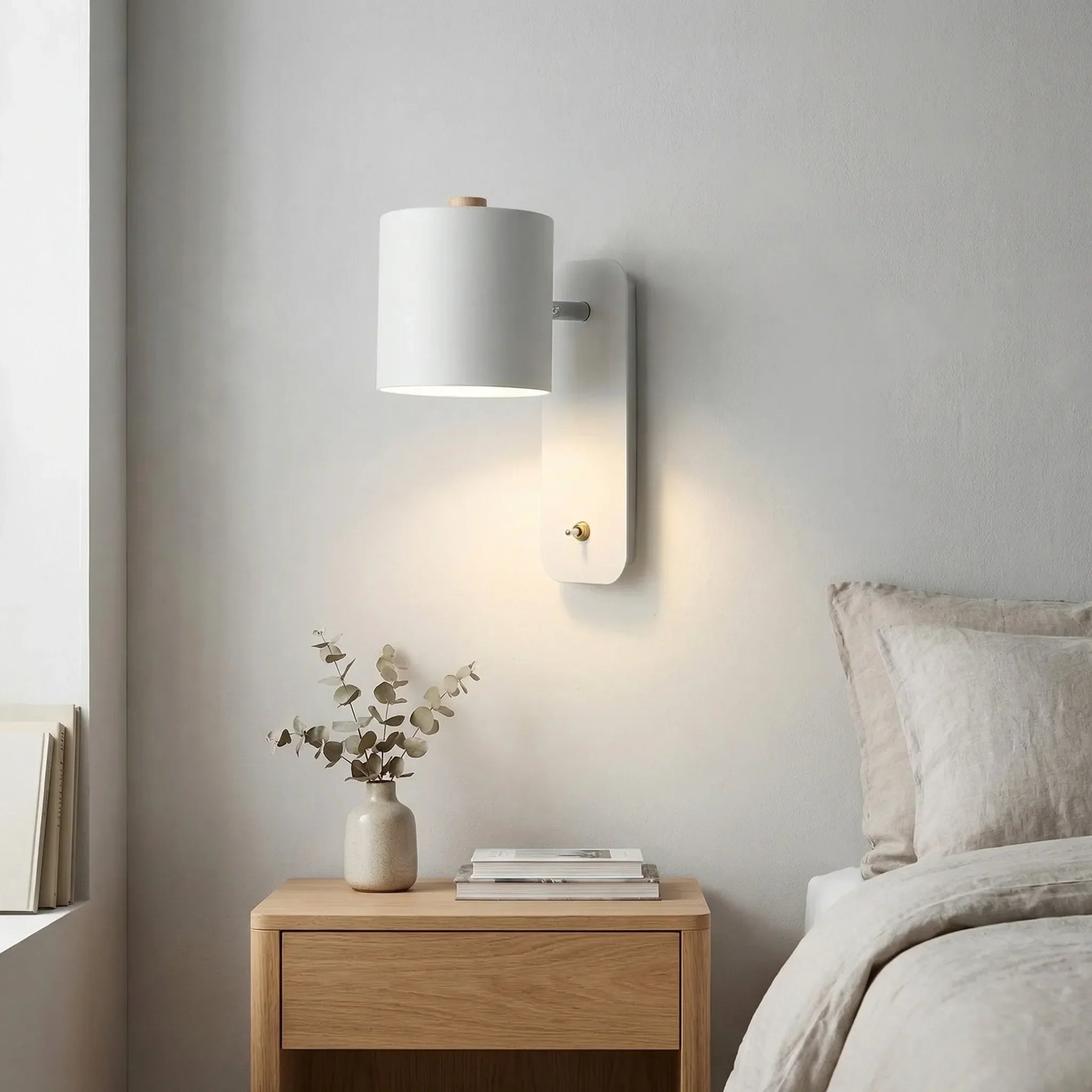 Lumivex - Cylindrical LED Indoor Wall Light With Switch