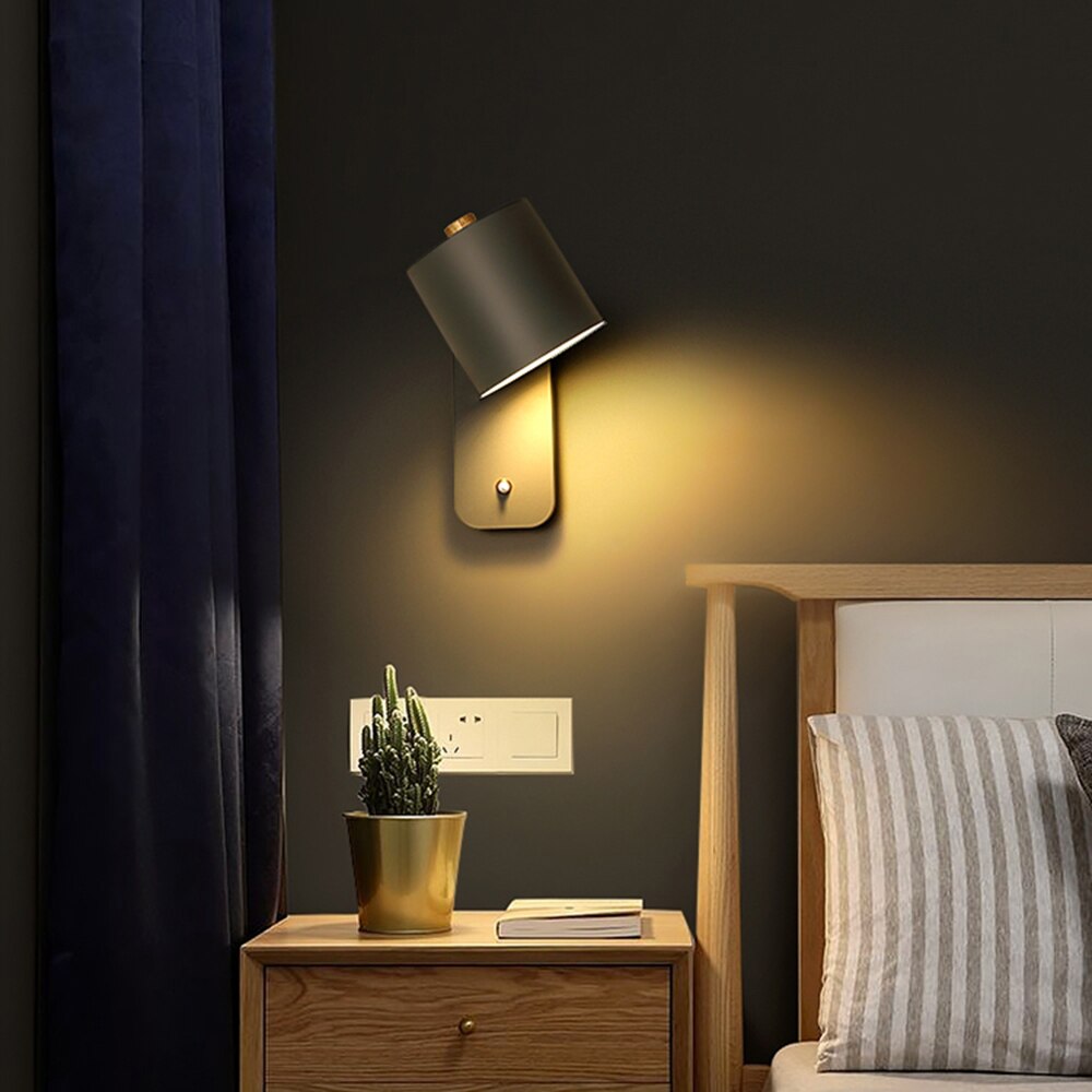 Lumivex - Cylindrical LED Indoor Wall Light With Switch
