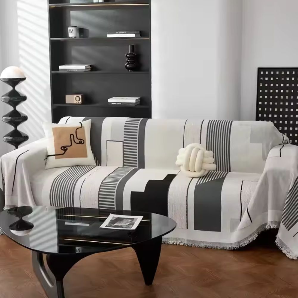 Metro Form Chenille Couch Cover