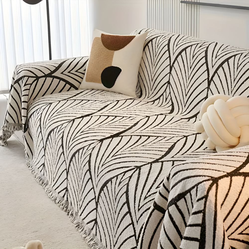 Modern Maple Leaf Couch Cover