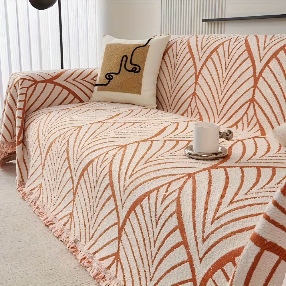 Modern Maple Leaf Couch Cover