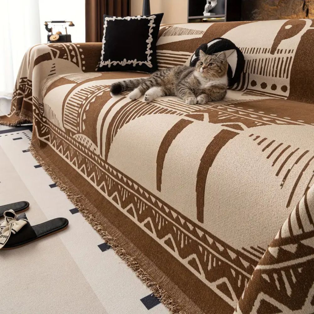 Mystic Lines Pattern Couch Cover