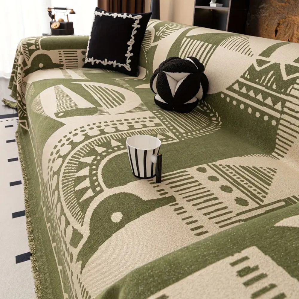 Mystic Lines Pattern Couch Cover