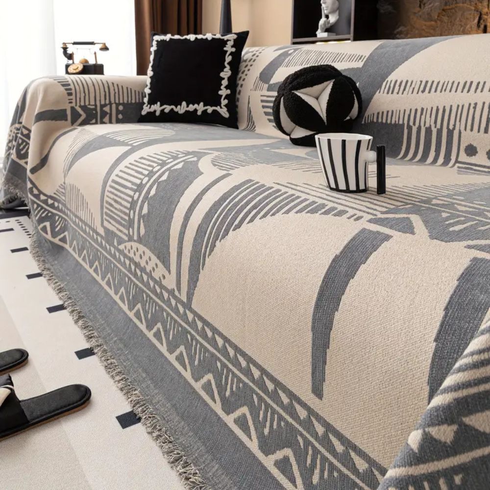 Mystic Lines Pattern Couch Cover