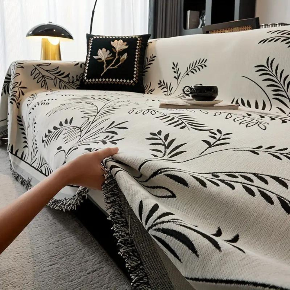 Nature's Embrace Chenille Couch Cover
