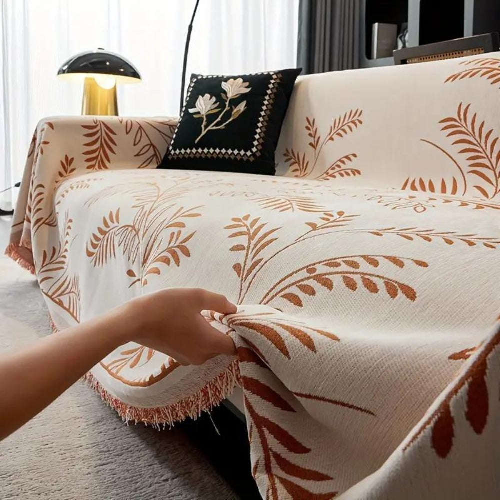 Nature's Embrace Chenille Couch Cover