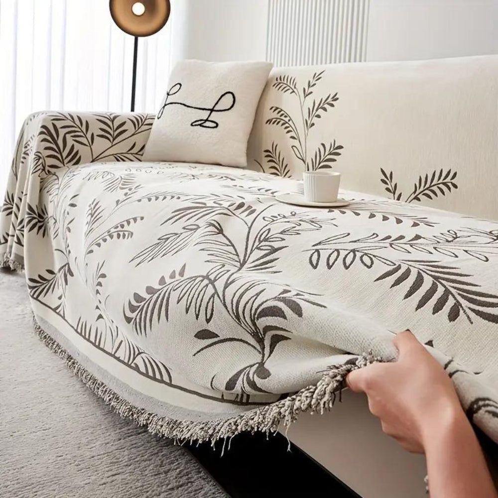 Nature's Embrace Chenille Couch Cover