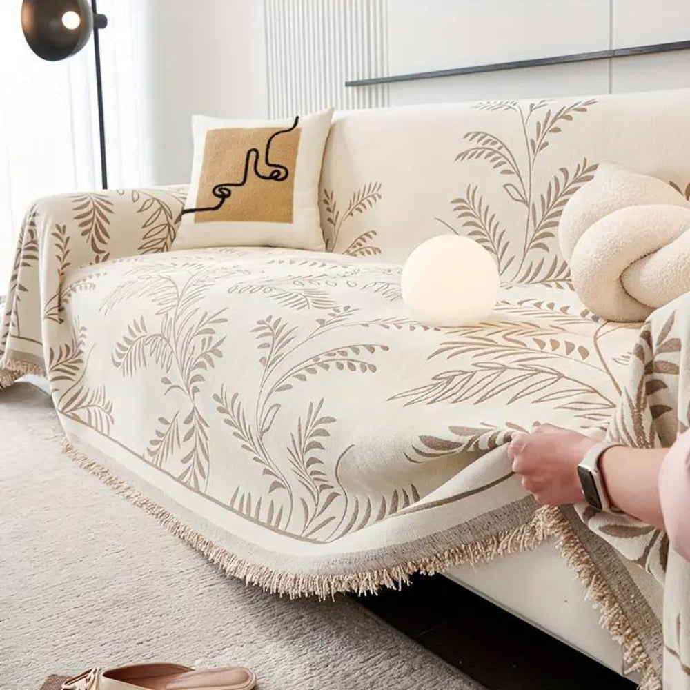 Nature's Embrace Chenille Couch Cover