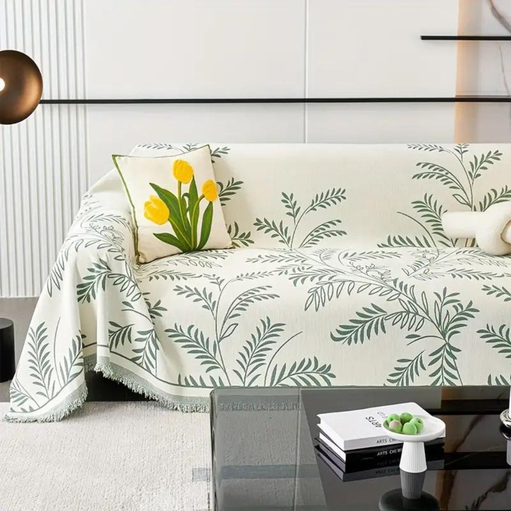 Nature's Embrace Chenille Couch Cover