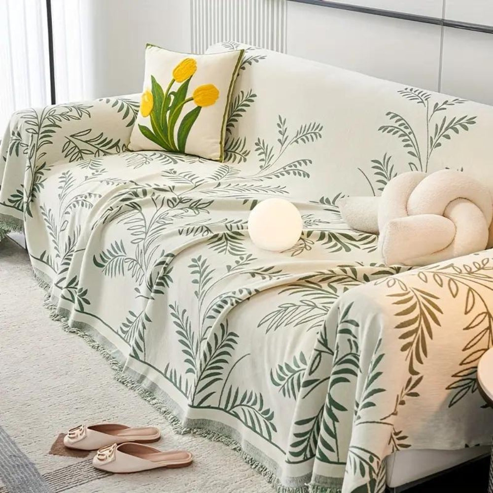 Nature's Embrace Chenille Couch Cover