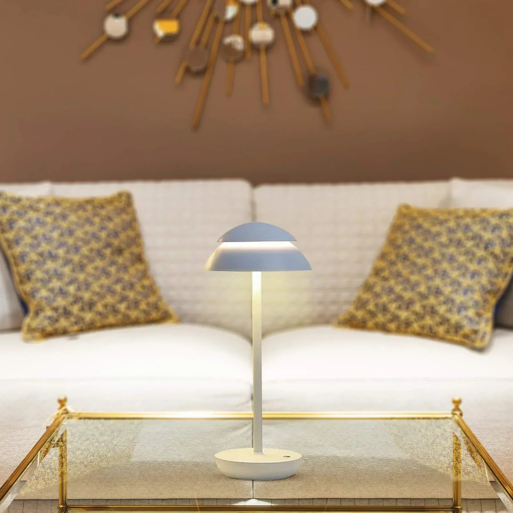 Cordless Dimmable Aluminum Table Lamp