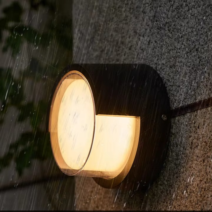 Solar Motion Sensor Wall Lamp Outdoor Lighting