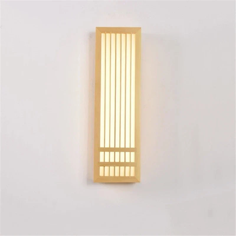 Japandi Wooden Wall Light LED Minimalist Decorative Sconce
